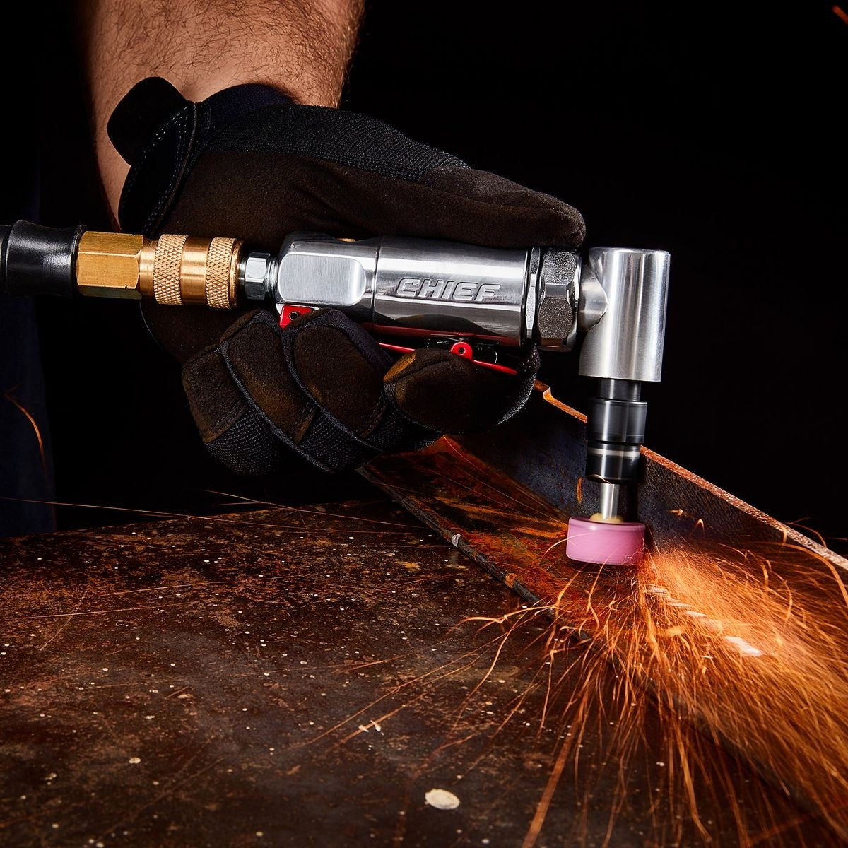 Mini meuleuse à angle à air professionnelle 1/4 Po CHIEF - sosoutils