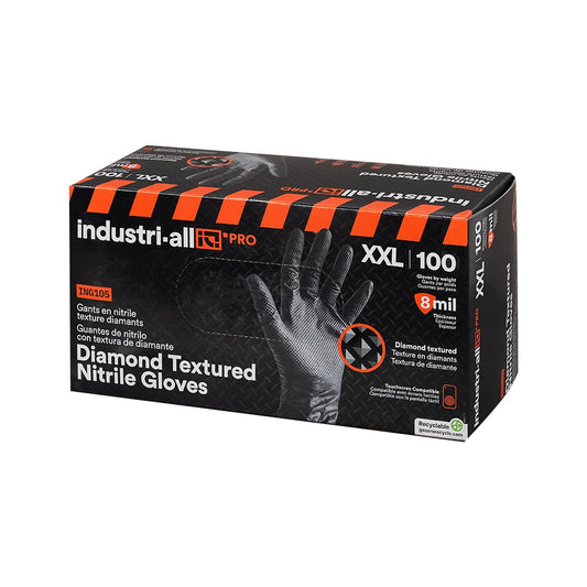 Gants jetables en nitrile 8 mil (Boîte de 100) - sosoutils