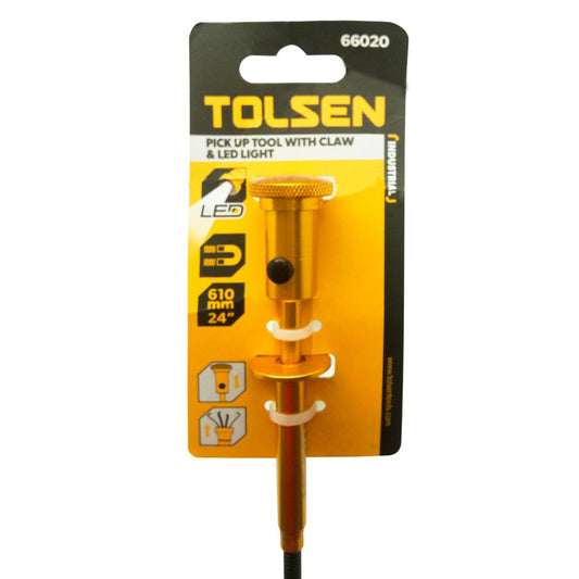 Outil de ramassage magnétique en métal de 24 po TOLSEN - sosoutils