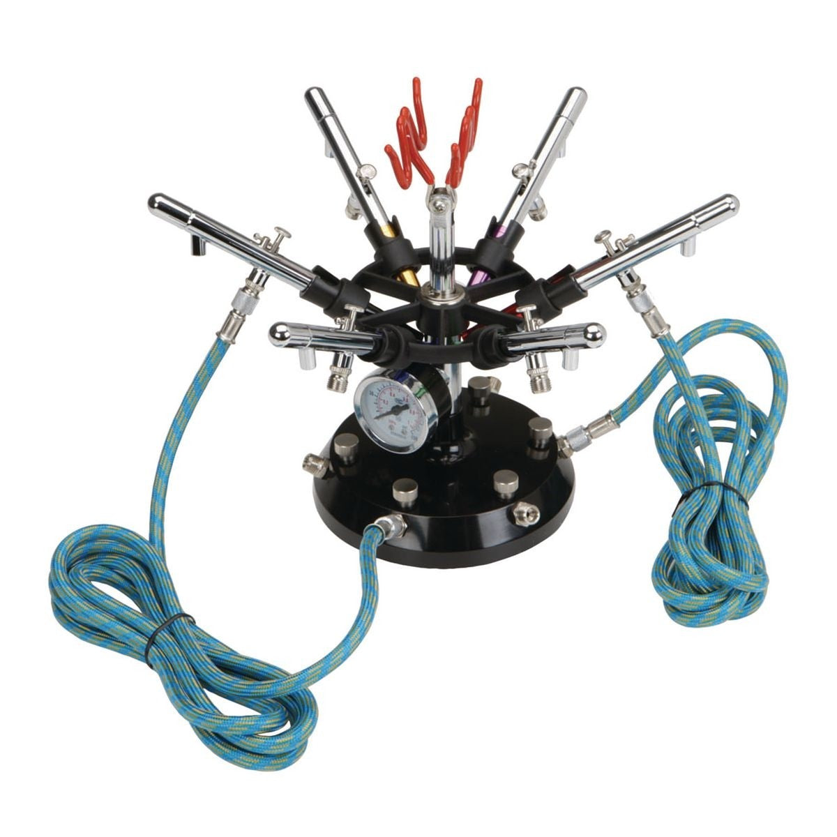 Kit aérographe 6 couleurs avec support, 16 pièces - sosoutils