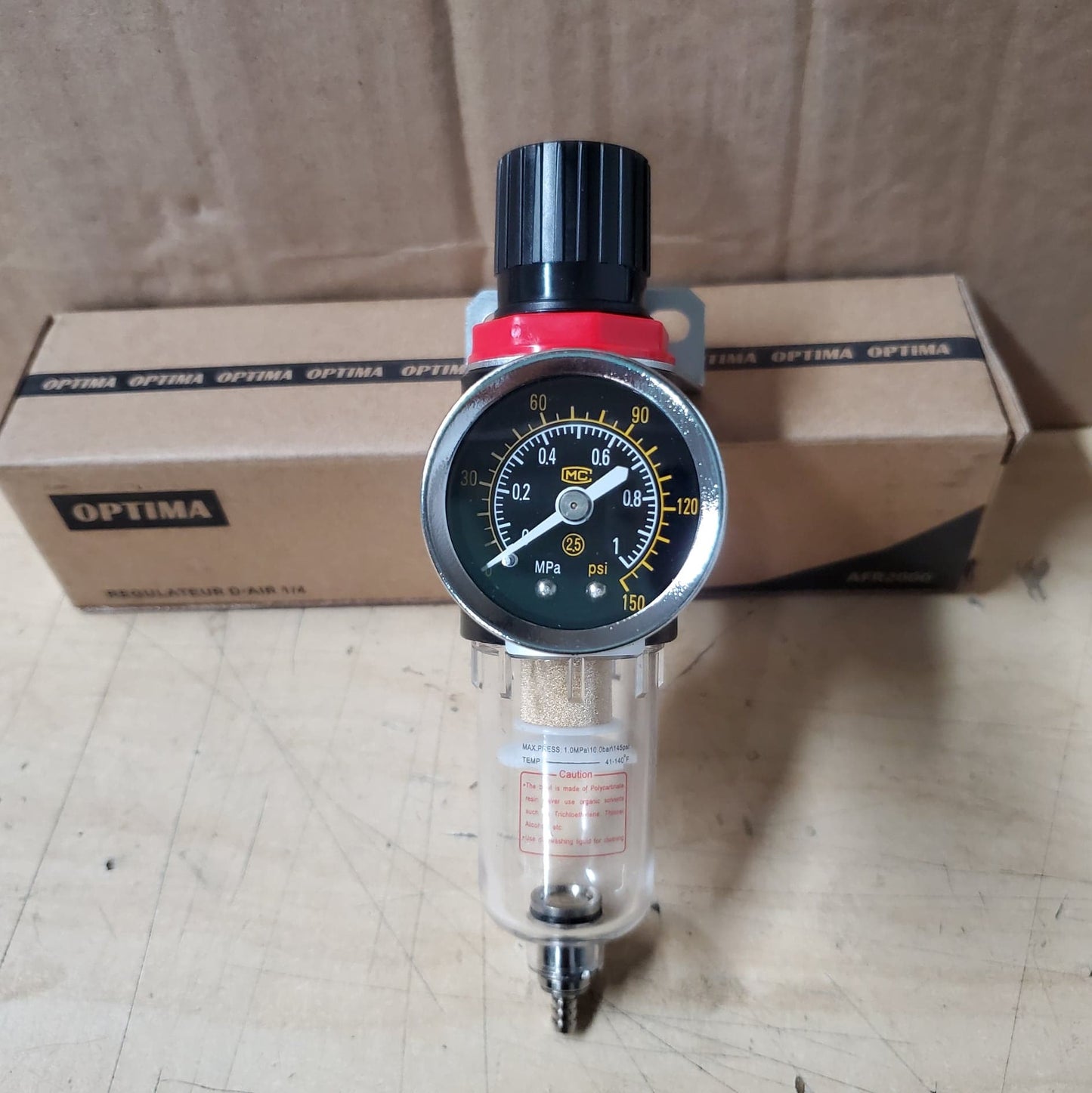 Régulateur d'air ARF2000 OPTIMA 150 PSI - sosoutils