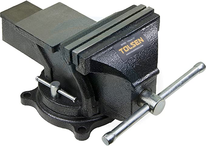Étau pivotant de 6 po avec enclume-TOLSEN - sosoutils