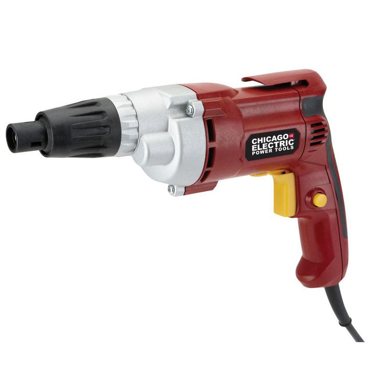 Visseuse réversible à vitesse variable pour cloison sèche de 5 A Chicago Electric - sosoutils