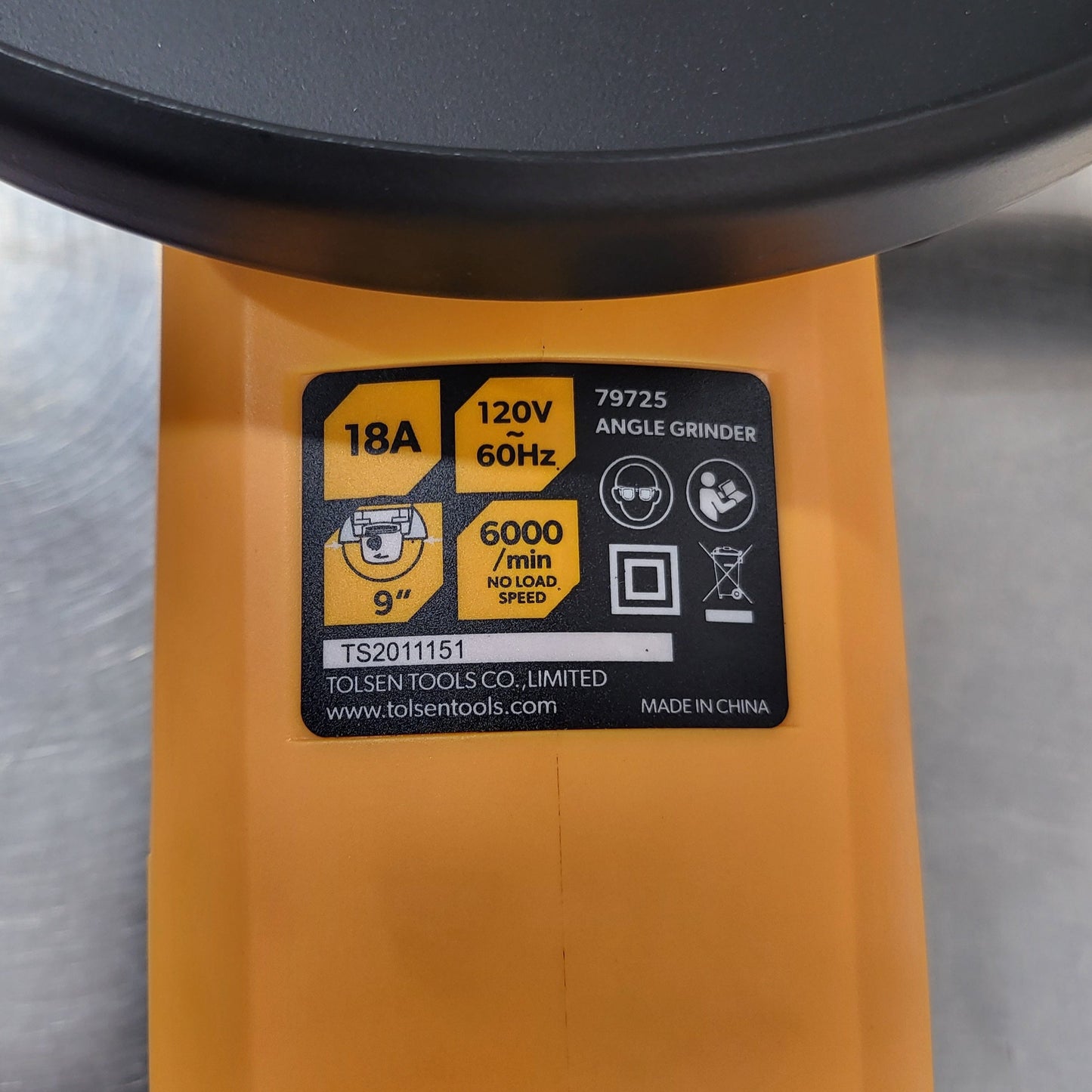 Meuleuse 9 pouces,18A-TOLSEN - sosoutils