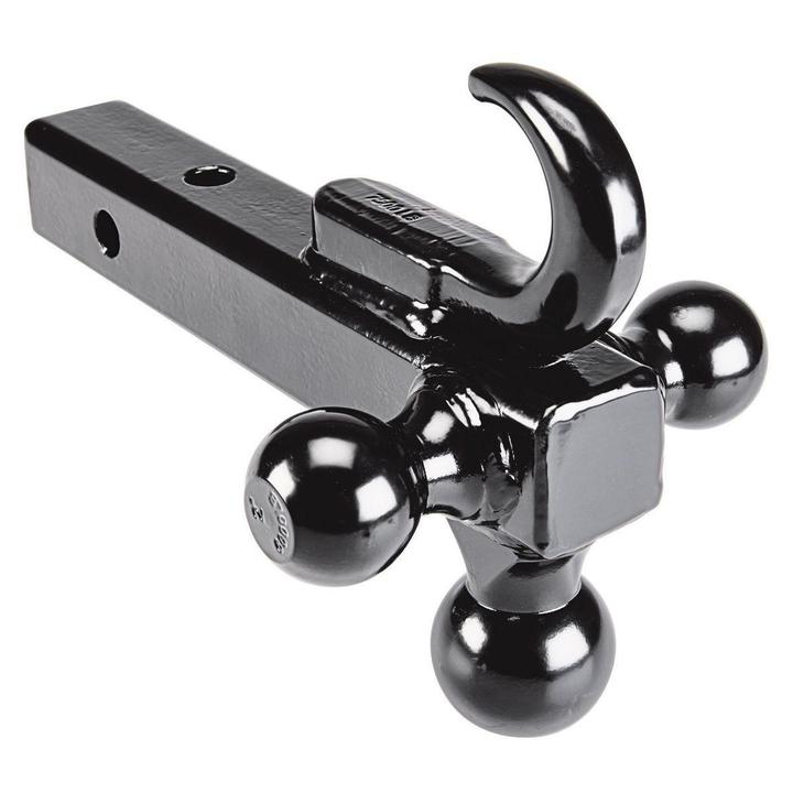 Fixation d'attelage de remorque à trois boules avec crochet - sosoutils