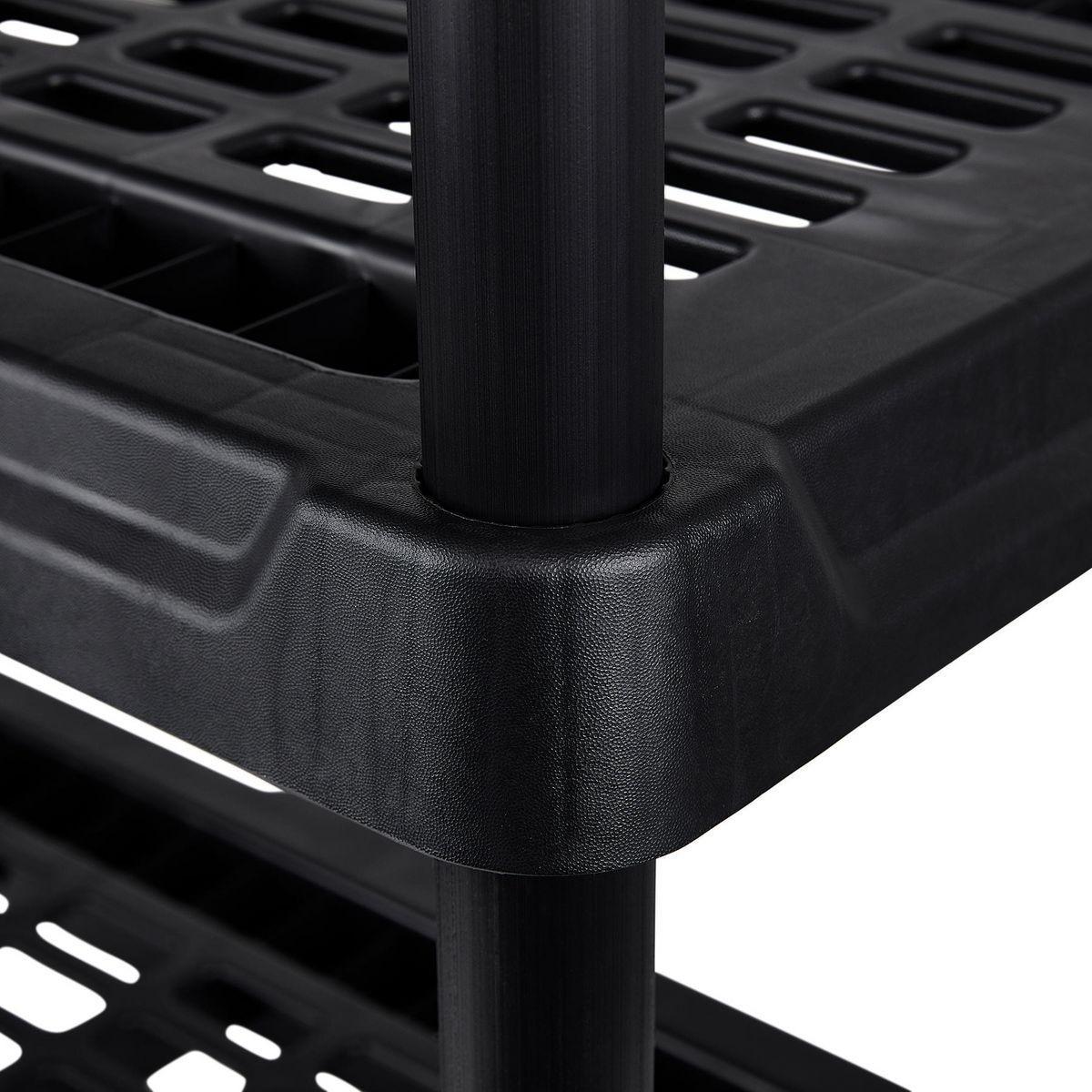 Étagère en polypropylène 4 étages YUKON - sosoutils