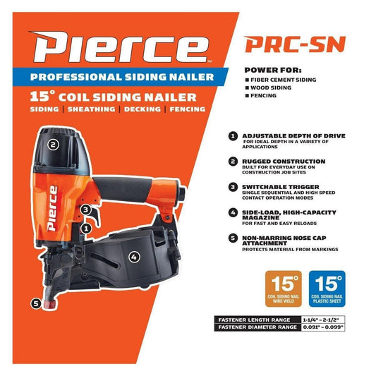 Cloueuse pneumatique pour bardage en rouleau - PIERCE - sosoutils