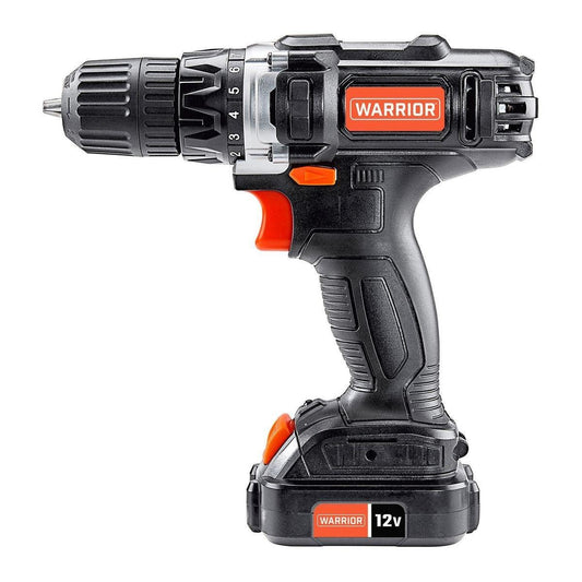 Perceuse-visseuse sans fil 12 V au lithium-ion 3/8 Po WARRIOR - sosoutils