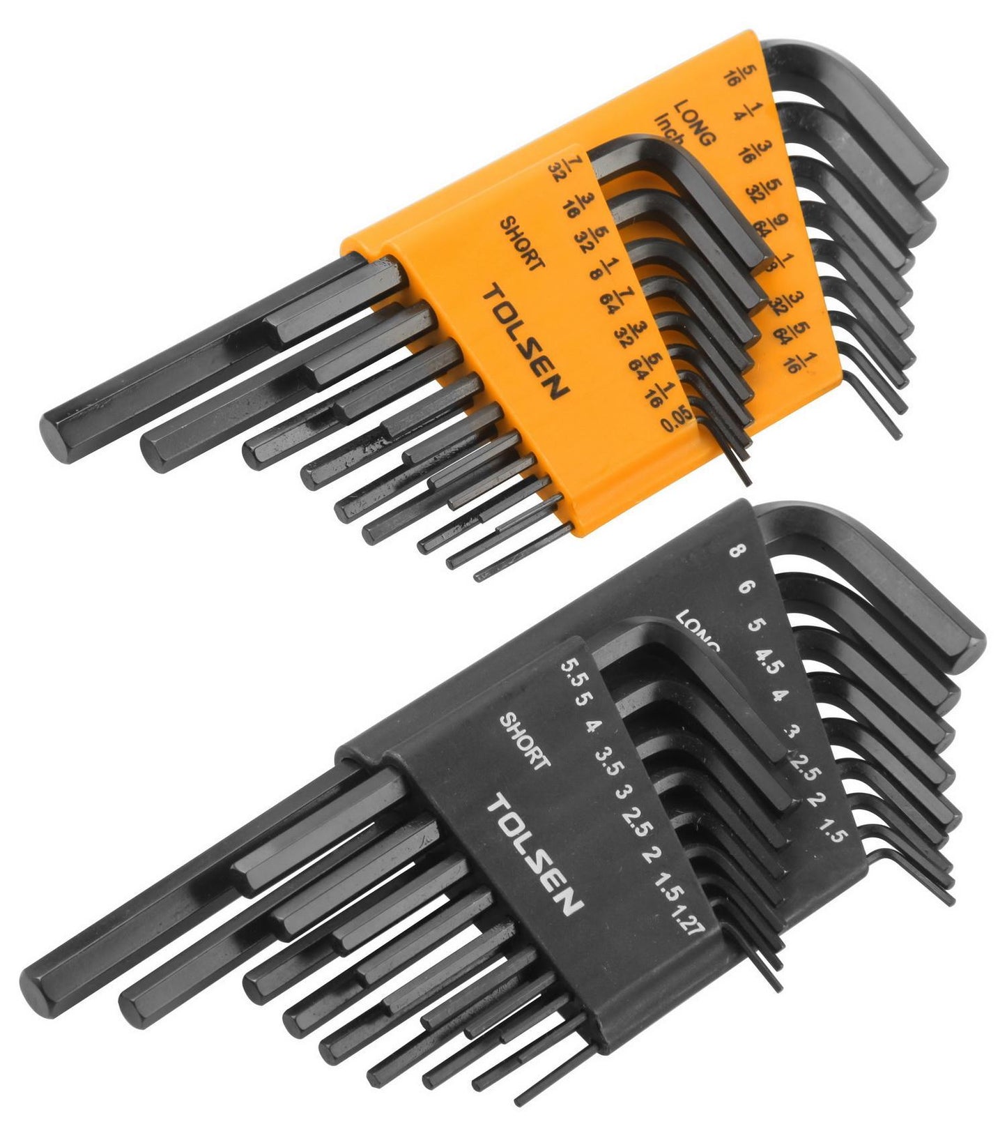 Jeu de 36 clé hexagonales SAE & METRIC-TOLSEN - sosoutils