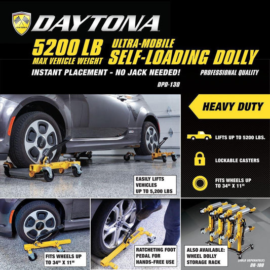 Chariot à chargement automatique ultra-mobile 1300 Lbs. DAYTONA - sosoutils