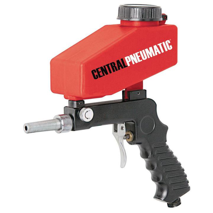 Pistolet au jet de sable par gravité Central Pneumatic - sosoutils