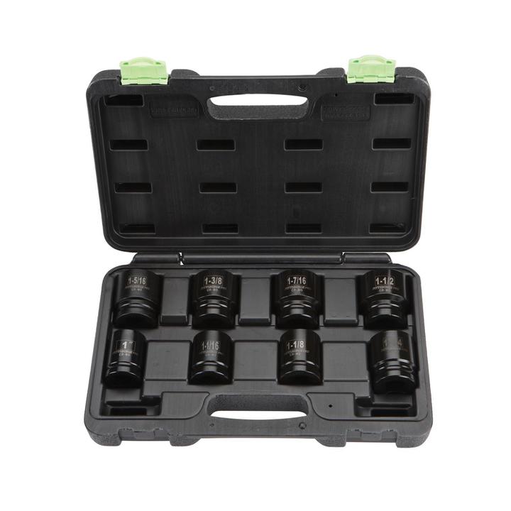 Jeu de douilles à chocs SAE à entraînement de 3/4 Po, 8 Pièces PITTSBURGH PRO - sosoutils