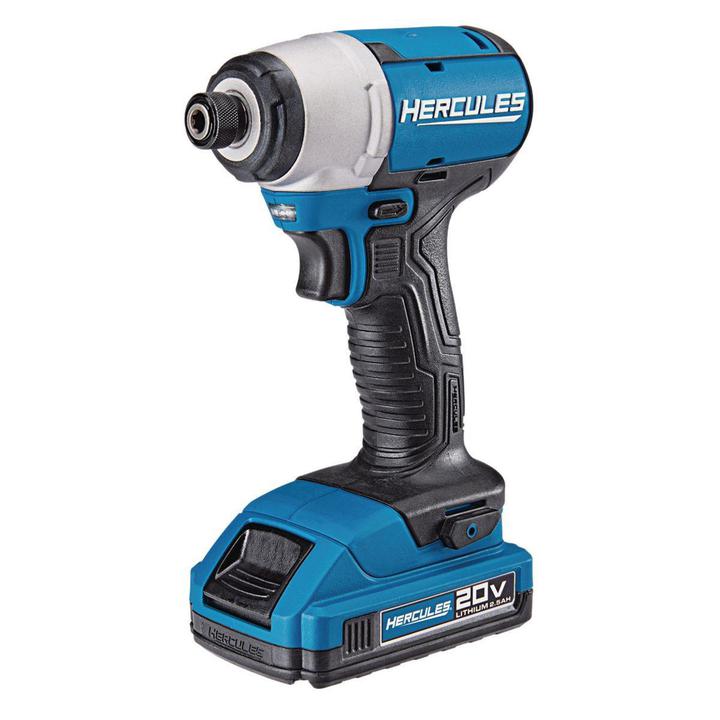 Visseuse hexagonale à percussion HERCULES sans fil 20V max lithium (Outil seulement) - sosoutils