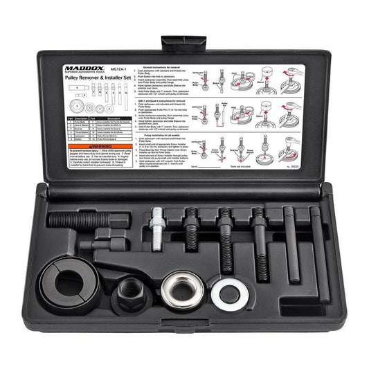 Ensemble de démontage et d'installation de poulie 12 Pièces - MADDOX - sosoutils