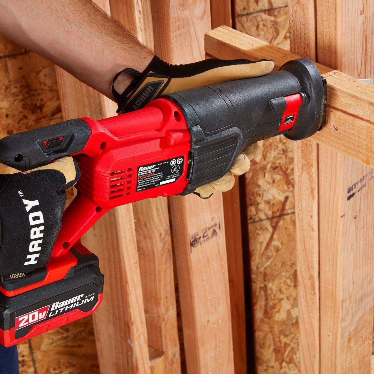 Scie alternative à batterie sans fil Hypermax ™ 20V-BAUER(Outil Seulement) - sosoutils