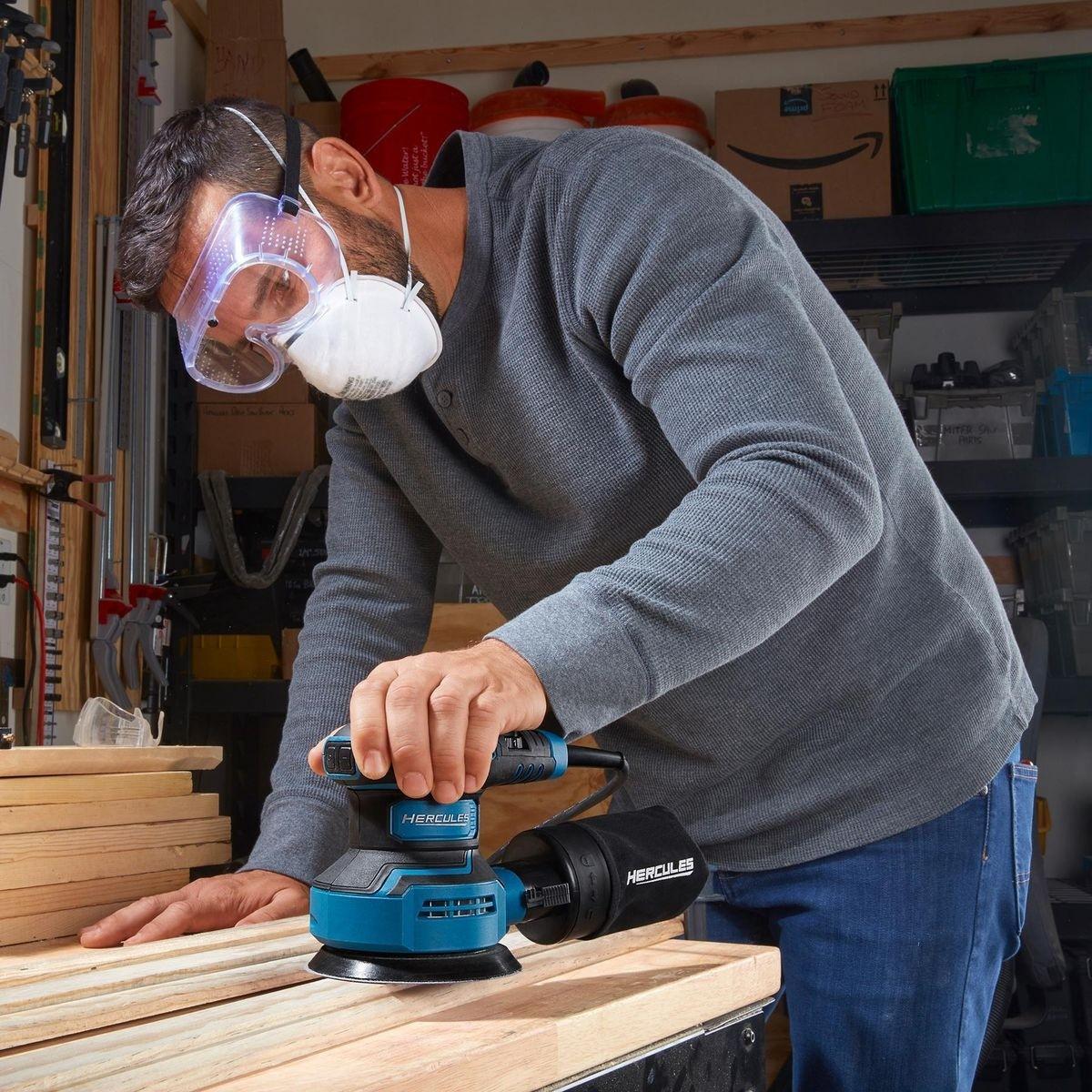 Sableuse orbitale à vitesse variable 3 Amp, 5 pouces-HERCULES - sosoutils