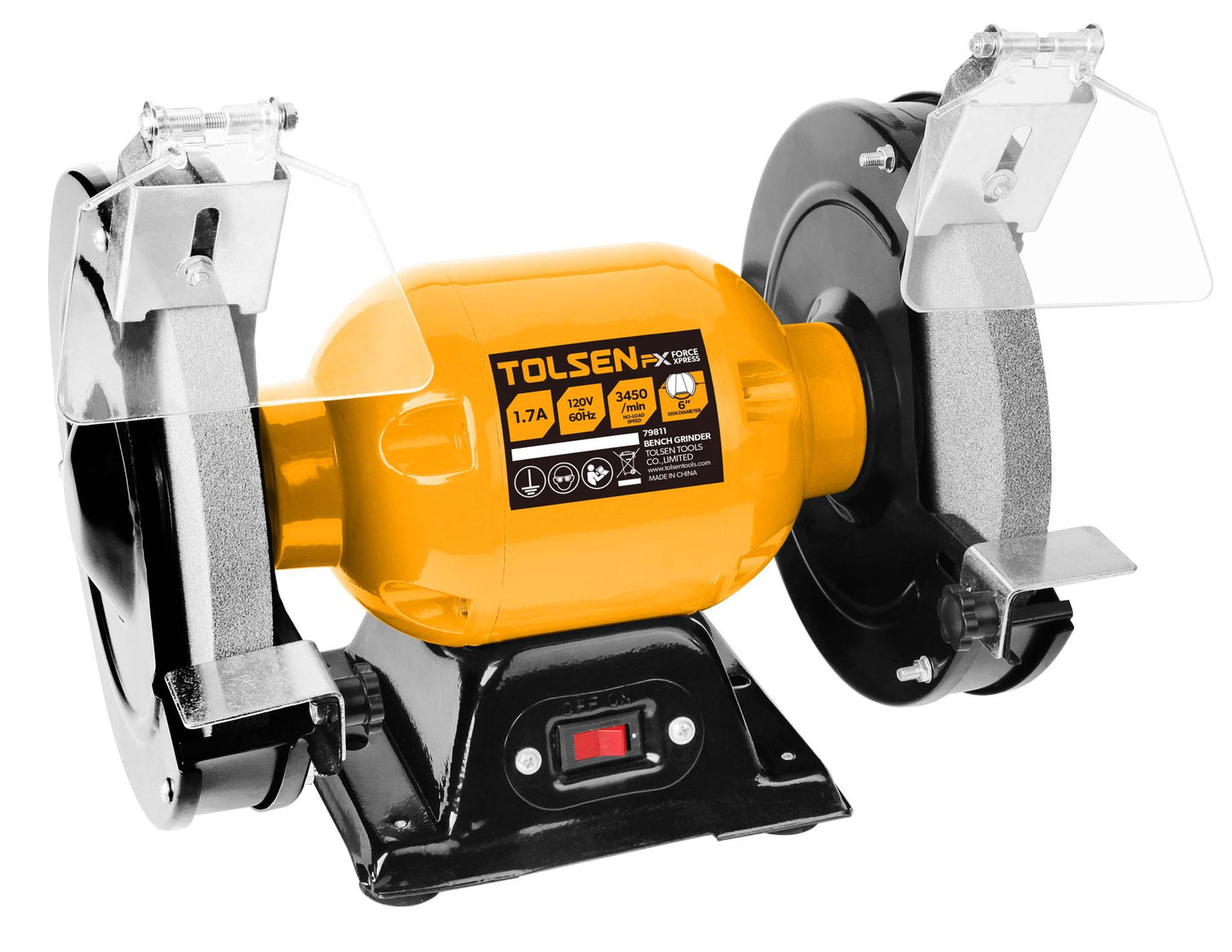 meuleuse d'établi 8 pouces TOLSEN - sosoutils