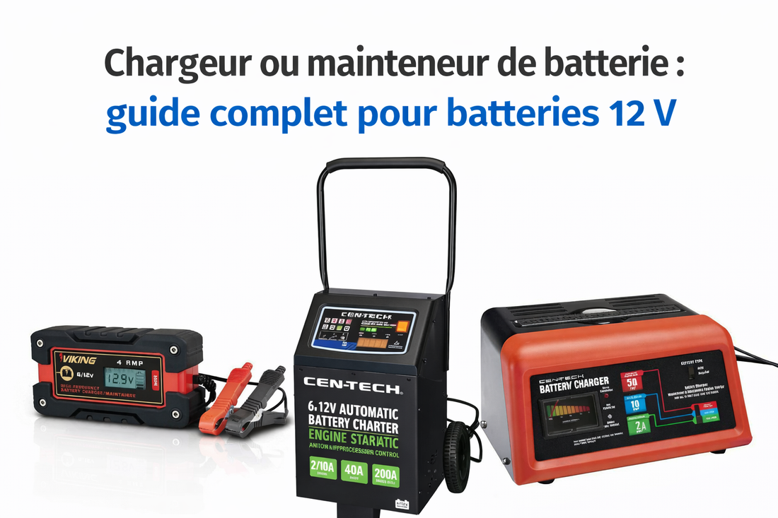Chargeur ou mainteneur de batterie : guide complet pour batteries 12 V