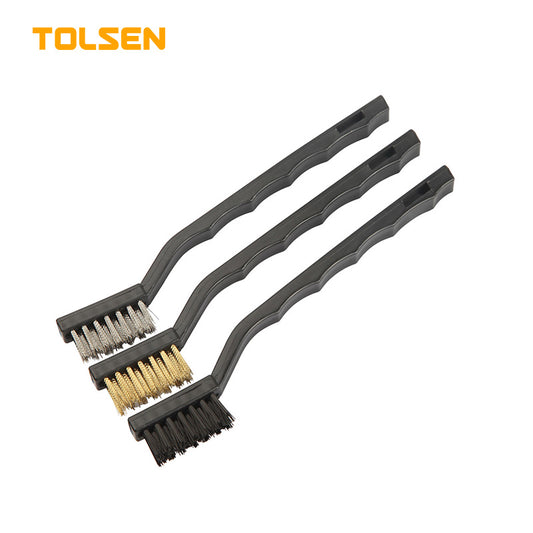 Set of 3 TOLSEN precision brushes