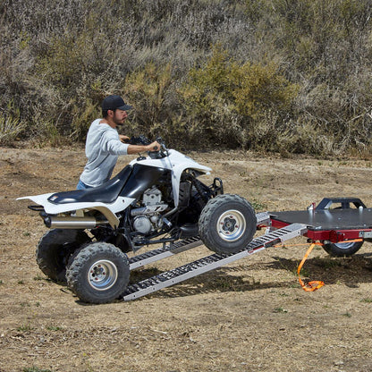 Rampes de chargement en acier, capacité de 1 000 lb, 9 po x 72 po, ensemble de deux - sosoutils