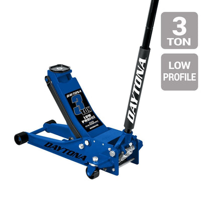 DAYTONA 3 Ton Low Profile Steel Floor Jack with Rapid Pump® GREEN 