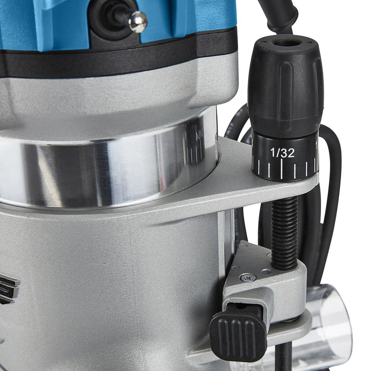 Défonceuse  12 A à vitesse variable avec base fixe et kit de base plongeante - HERCULES