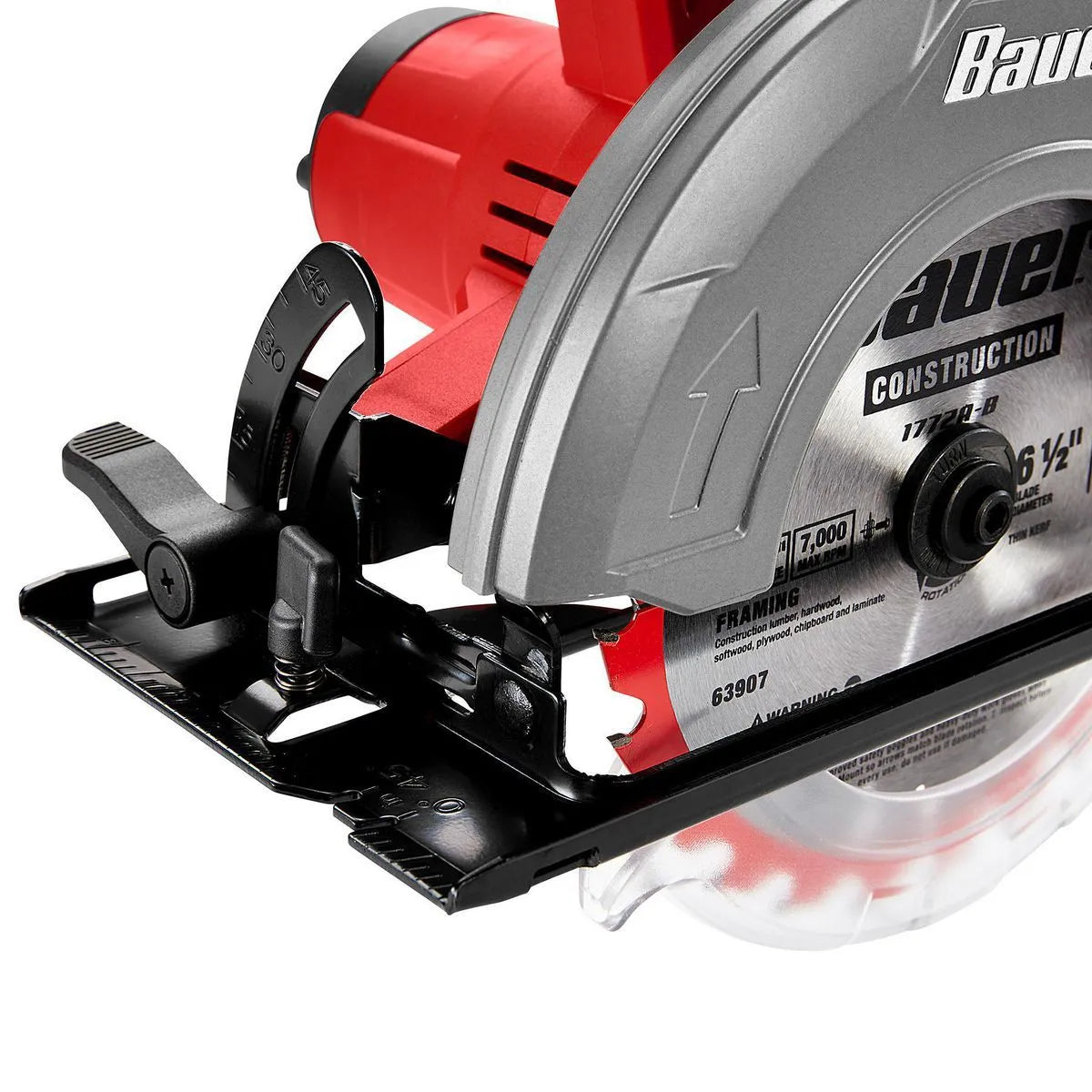 Scie circulaire sans fil 20 V, 6-1/2 po - Outil seulement - BAUER