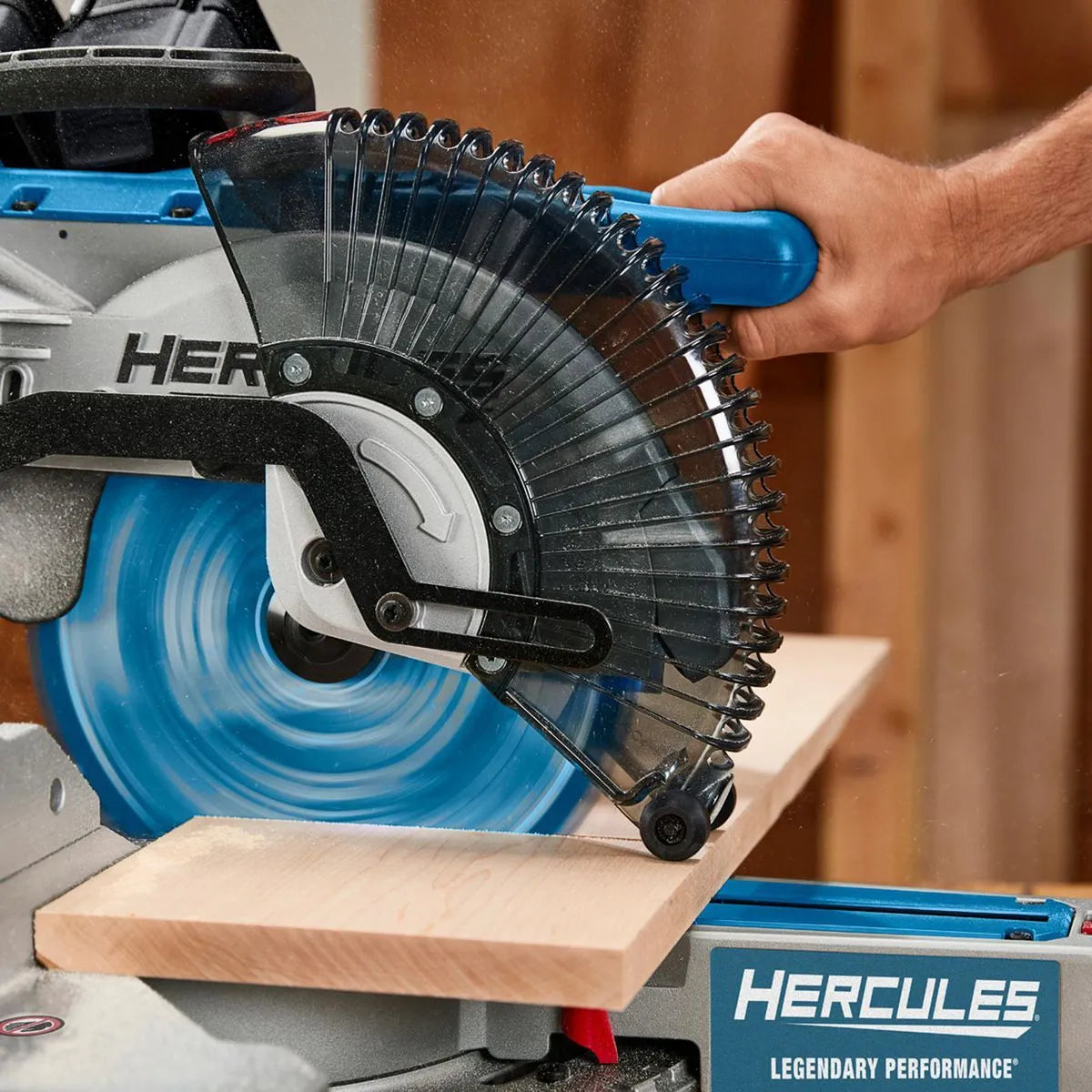 Scie à onglets radiale à double biseau 20V sans fil et sans balais 10 po - HERCULES - Outil seul