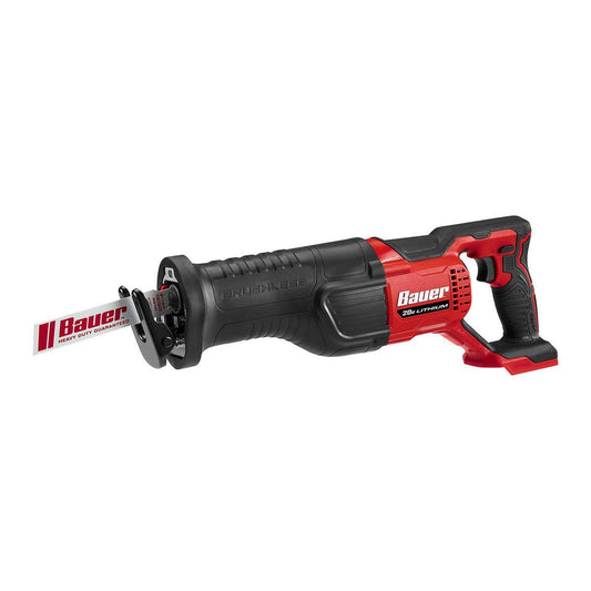 BAUER 20V BRUSHLESS Cordless Reciprocating Saw - Tool Only