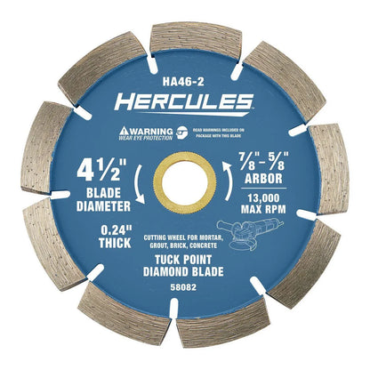 Lame diamantée à pointe rentrante 4-1/2 po - HERCULES