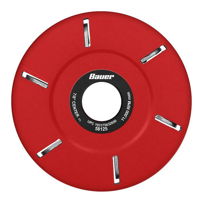 Disque à sculpter 4 po, 6 dents en carbure -  BAUER