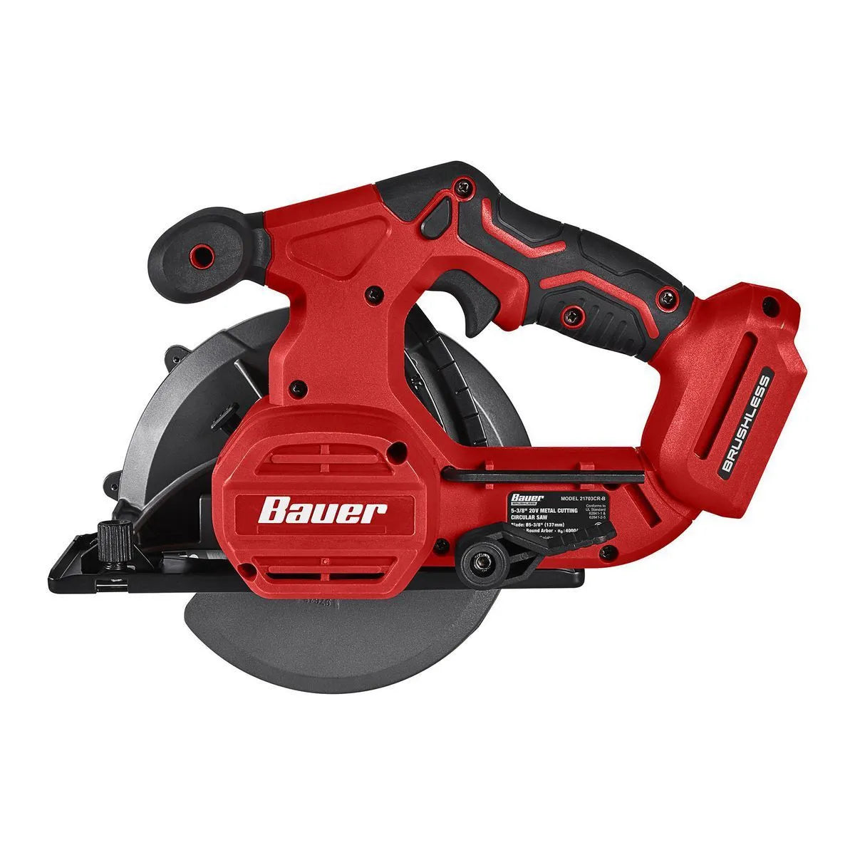Scie circulaire à métaux sans fil BAUER 20 V, 5-3/8 po (outil seul)