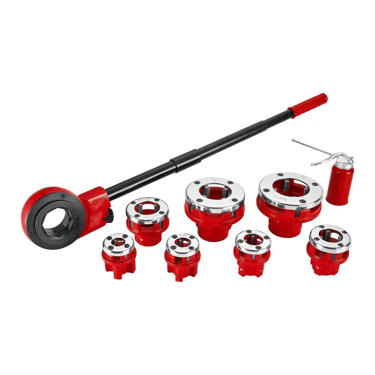 10-Pc. 3/8 in. to 2 in. Ratcheting Tap and Die Set - CENTRAL MACHINERY