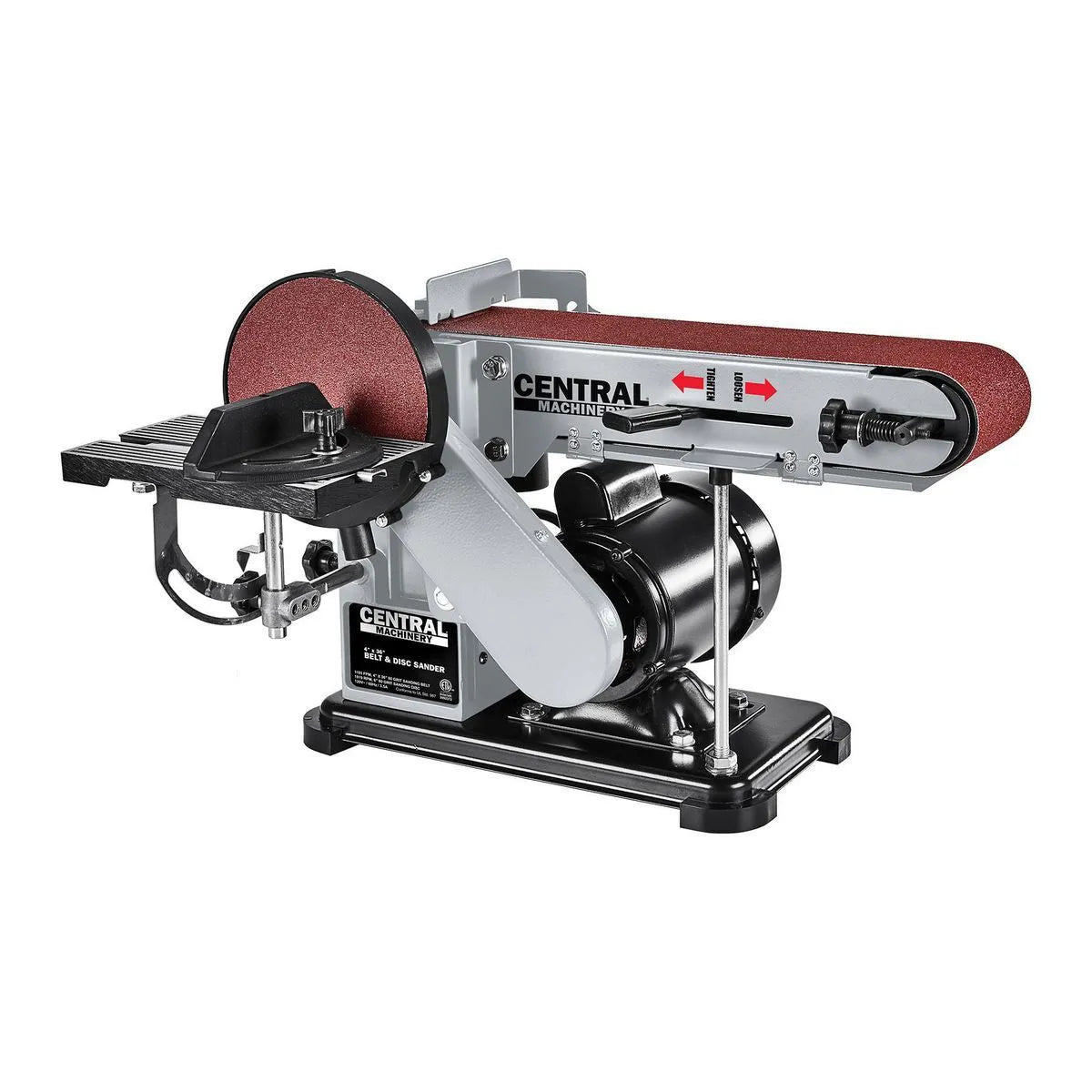4 in. x 36 in. Belt and 6 in. Disc Sander - CENTRAL MACHINERY