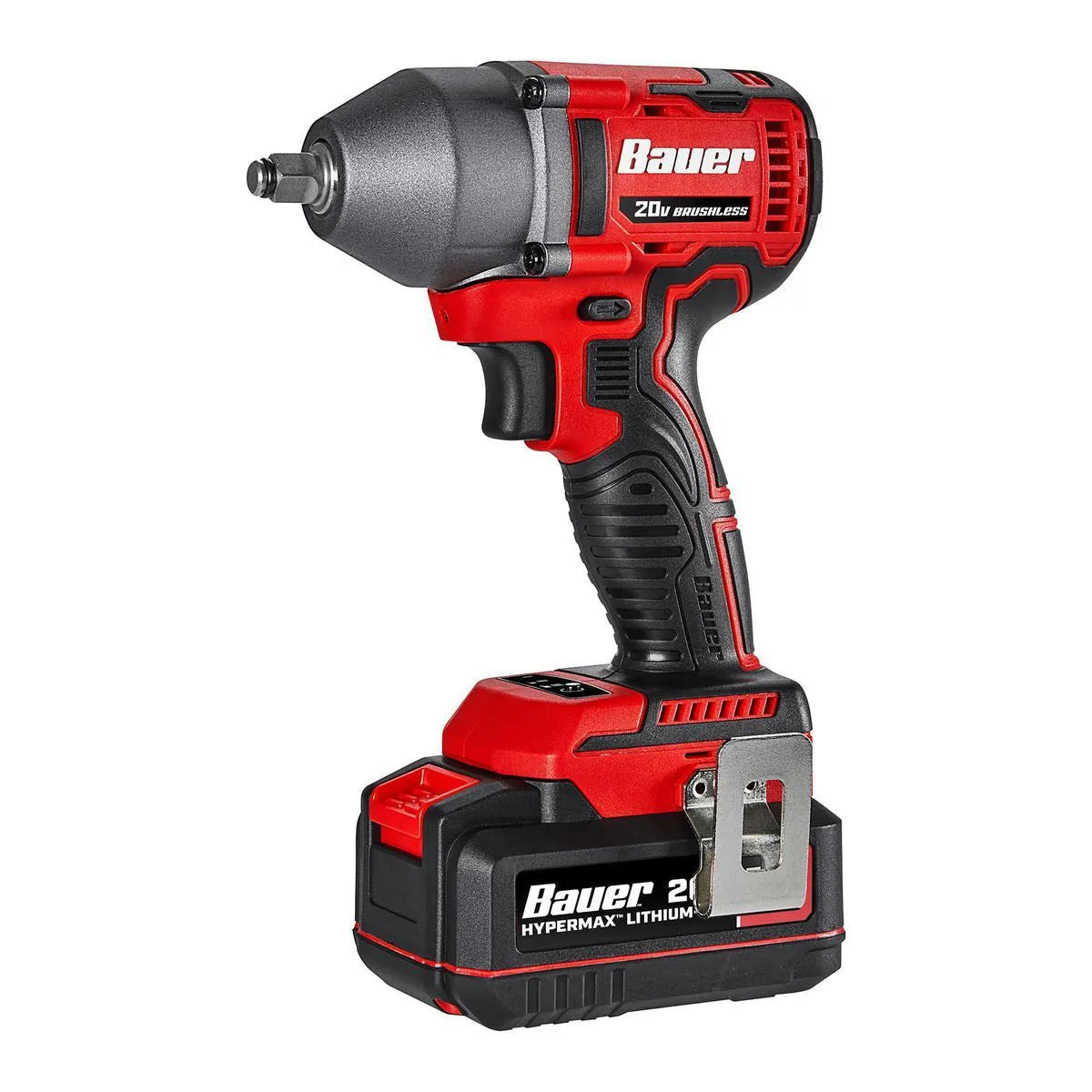 Clé à chocs sans fil 20 V, 3/8 po, 3 vitesses - Chargeur et batterie - BAUER
