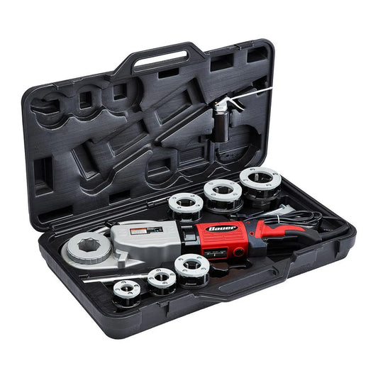 Heavy-duty portable electric threader, 12A - BAUER