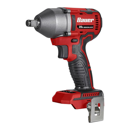 Bauer 20V 1/2 in. 3-Speed ​​Cordless Impact Wrench, Brushless, Tool Only