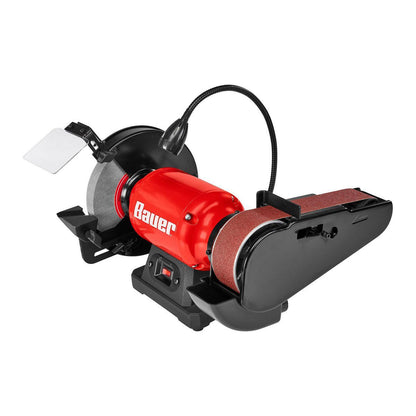 Meuleuse d'établi de 8 po avec ponceuse à bande -  BAUER