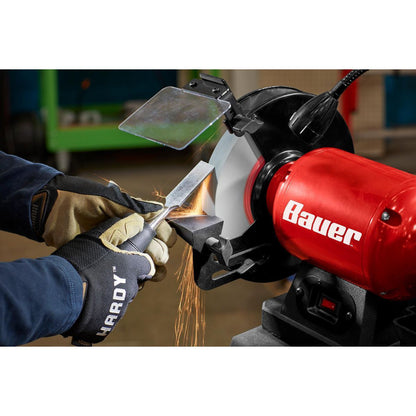 Meuleuse d'établi de 8 po avec ponceuse à bande -  BAUER