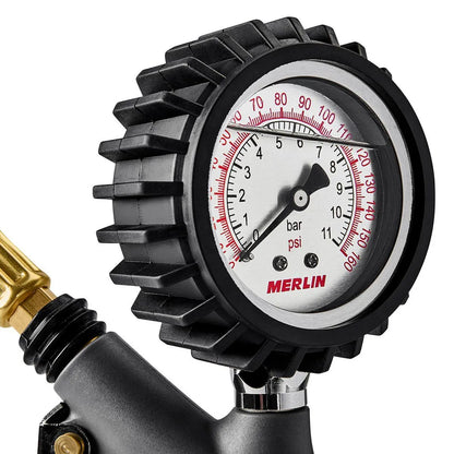 Gonfleur à poignée pistolet avec manomètre analogique -  MERLIN
