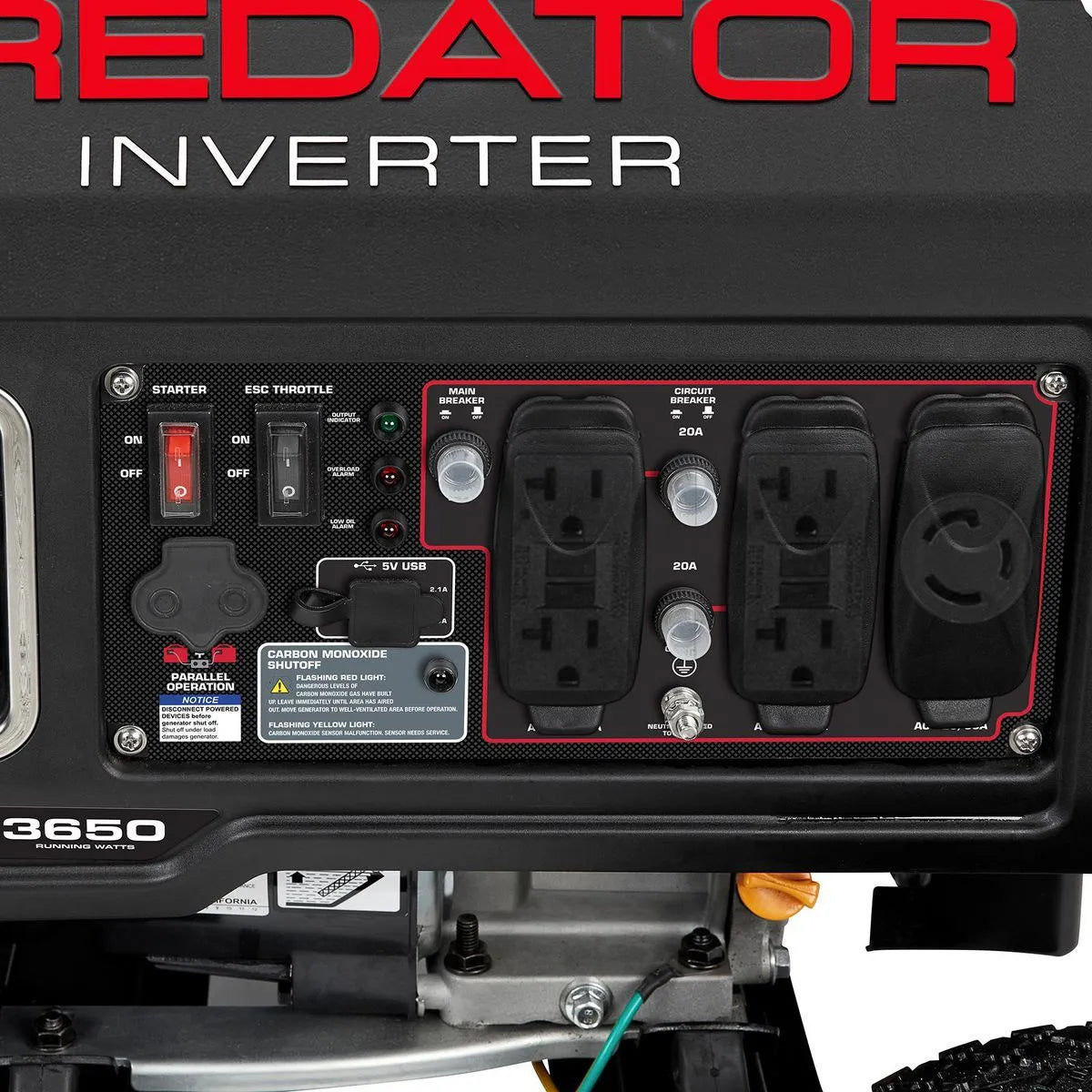 4550w Inverter Generator - Predator