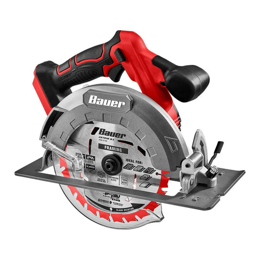 Scie circulaire sans fil 20V Brushless, 7-1/4 po - Outil seul - BAUER