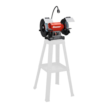 Meuleuse d'établi à vitesse variable  8 po avec lampe de travail à DEL - BAUER