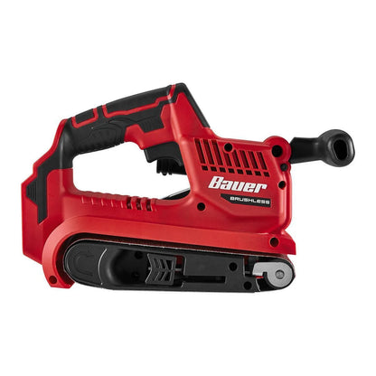 Sableuse à bande sans fil  20 V, 7,6 x 45,7 cm (3 po x 18 po), avec batteries 20V 3AMP - BAUER