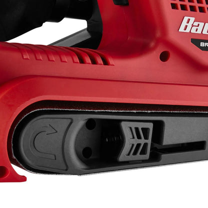 Sableuse à bande sans fil  20 V, 7,6 x 45,7 cm (3 po x 18 po), avec batteries 20V 3AMP - BAUER