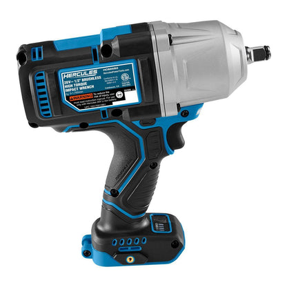 HERCULES 20V Cordless Impact Wrench, 1/2 in. - Tool Only