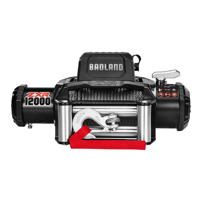 12,000 lb ZXR Winch for Truck/SUV with Wire Rope - BADLAND