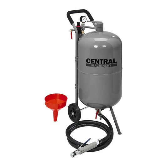 110 lb Pressurized Abrasive Blaster - Central Pneumatic