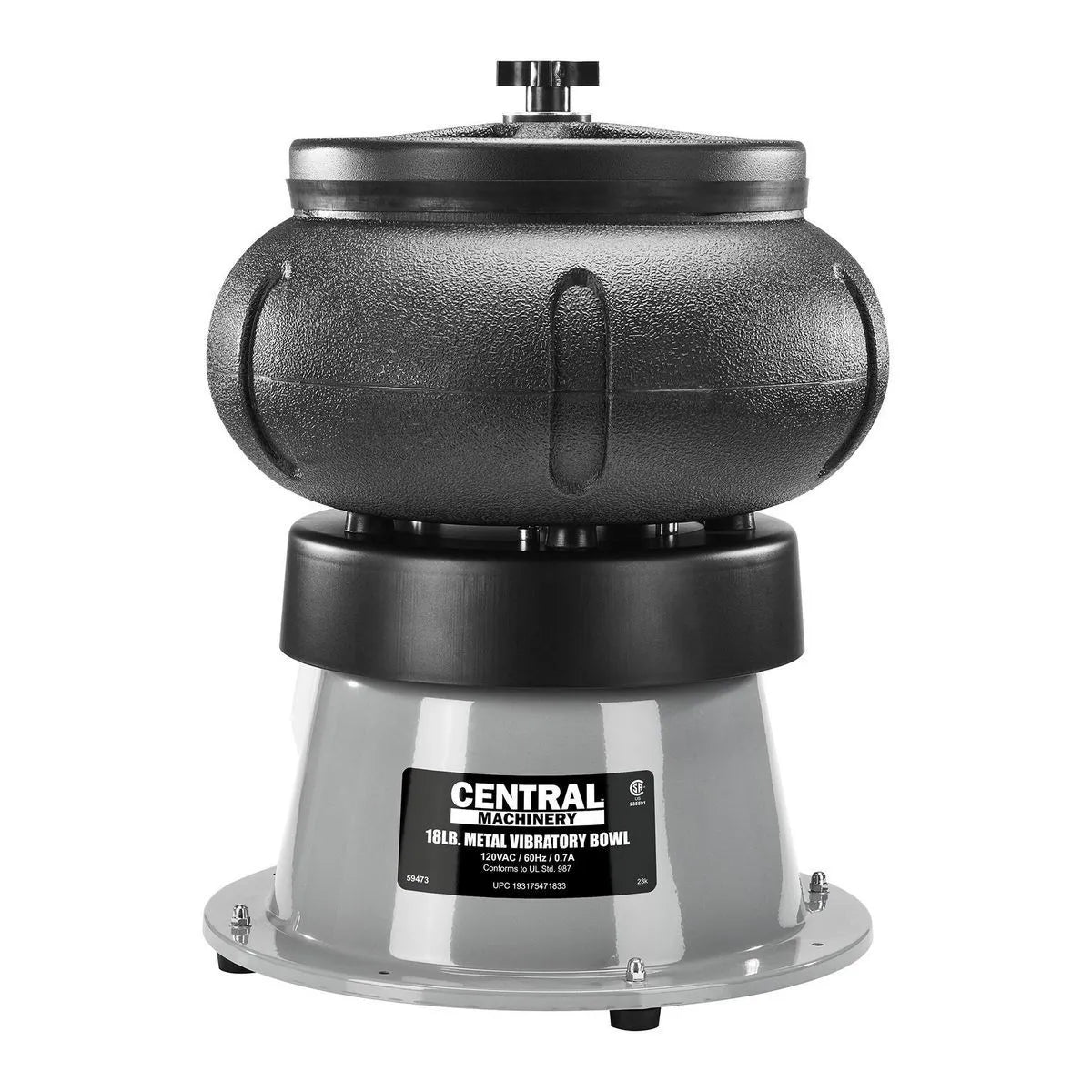 CENTRAL MACHINERY 18 lb Metal Vibratory Bowl