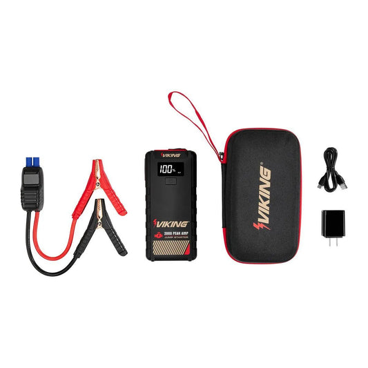 Démarreur de secours et banque d'alimentation lithium-ion 2000 ampères de crête - VIKING